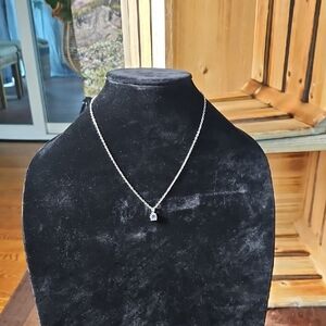 Effy Silver Necklace with Blue Pendant